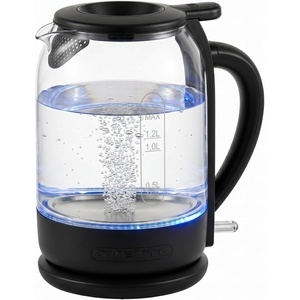 image:imageOVENTE 15L Glass Electric Kettle Water Boiler White KG516WBlack