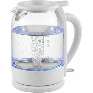 image:imageOVENTE 15L Glass Electric Kettle Water Boiler White KG516WWhite