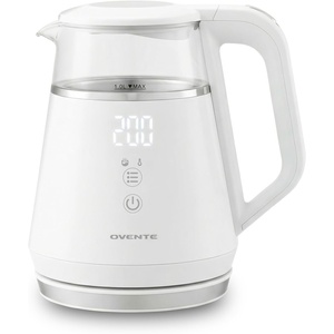 image:imageOVENTE 1L Electric Kettle with Temperature Control 1500W Black KD95BWhite