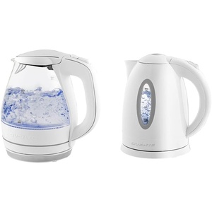 image:imageOvente Glass Electric Kettle 15 Liter BPA Free Borosilicate Glass Fast Boiling Countertop Heater amp Electric Kettle 17 Liter Cordless Hot Water Boiler 1100W
