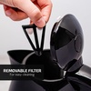 image:imageOVENTE 17L Electric Tea Kettle 1100W BPAFree Water Boiler Red KP72RBlack