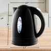 image:imageOVENTE 17L Electric Tea Kettle 1100W BPAFree Water Boiler Red KP72RBlack