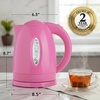 image:imageOVENTE 17L Electric Tea Kettle 1100W BPAFree Water Boiler Red KP72RPink