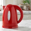 image:imageOVENTE 17L Electric Tea Kettle 1100W BPAFree Water Boiler Red KP72RRed
