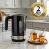 image:imageOVENTE 18L Electric Kettle BPAFree with EasyFill Lid White KP413WBlack