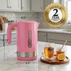 image:imageOVENTE 18L Electric Kettle BPAFree with EasyFill Lid White KP413WPink