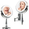 image:imageOVENTE 9 Lighted Magnifying Makeup Mirror Polished Chrome MFM85CH1X5XPolished Chrome